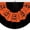 45cm*90cm, variant on Halloween Half Circle Fan Flag, Pumpkin Pleated Bunting Banner for Living Room Fireplace, Indoor Window Wall Accent, Autumn Holiday Backdrop