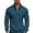 Dark Blue, variant on Mens Sweatshirts Corduroy Quarter Zip Pullover Top Elbow Contrast Panels Stand Collar Long Sleeve Loose Fit Dark Blue M