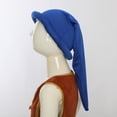 thumbnail image 5 of TiaoBug Christmas Elf Hat Dwarf Hat Long Pointed Witch Hat Storybook Character Costumes Blue One Size, 5 of 7
