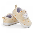 thumbnail image 4 of Baby Girls Canvas Shoes Infant Casual Sneakers Newborn Crib Shoe for First Walkers 0-18 Months, 4 of 6