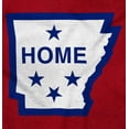 thumbnail image 2 of Arkansas Home State Pride Map Flag Hoodie Sweatshirt Women Men Brisco Brands 5X, 2 of 6