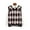 Black, variant on Women's Fashion Diamond Plaid Sleeveless V-Neck Loose Knitted Sweater Vest, Student College Style for Casual Wear,Green,M