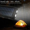 thumbnail image 2 of MesaSe Solar Charger  200000mAh Portable Outdoor Waterproof Solar Power Bank  Camping External Backup Battery Pack Dual 5V USB Ports Out, 2 of 7