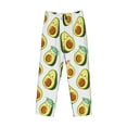 thumbnail image 5 of Balery Flowers Avocado print Men's Pajama Pants,Ultra Lightweight Pjs,Lounge Pant-Small, 5 of 9
