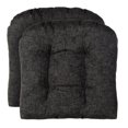 thumbnail image 1 of Pack de 2 Cojines de Asiento de Mimbre Negro Glenna Jean medidas 19 X 19 X 5, 1 of 2