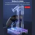 thumbnail image 3 of Soporte para mandos de videojuegos con luces, base acrílica de dos niveles para PS4/PS5/Xbox One/Switch, 3 of 11