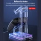 thumbnail image 3 of Soporte para mandos de videojuegos con luces, base acrílica de dos niveles para PS4/PS5/Xbox One/Switch, 3 of 11