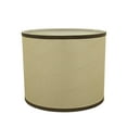 thumbnail image 2 of Aspen Creative 31098 Transitional Drum (Cylinder) Shaped Spider Construction Lamp Shade in Beige, 12" wide (12" x 12" x 10"), 2 of 5