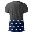 thumbnail image 5 of UAYOTSE Men's American Flag Print Short Sleeve T-Shirt Independence Day July 4th Patriotic Top,Sizes 3XL, 5 of 5