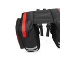 thumbnail image 2 of Bicycle Bike Pannier Rear Rack Seat Tail three wheel Storage Saddle Bag Pouch Red, 2 of 9