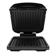 George Foreman 4-Serving Removable Plate Grill and Panini Press, Black, GRP1060B