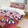 thumbnail image 2 of The Powerpuff Gi-rls 3-Piece Bedding Comforter Set Bed Cover Set Soft Warm Bedding for Bedroom, Home, Hotel 90"x90", 2 of 8