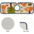 thumbnail image 4 of SKYSONIC Faucet Absorbent Mat 3 Pcs Fox in Forest Kitchen Faucet Splash Catcher Washable Counter Drying Pads Behind Faucet for Kitchen Bathroom, 4 of 7