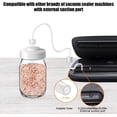 thumbnail image 3 of Jar Vacuum Sealer for Wide & Regular Mouth Mason Jars, Jar Sealer Kit with Accessory Hose & Adapter Hose Compatible with Foodsaver and Other Vacuum Sealer Machines (With Manual Vacuum Pump), 3 of 7