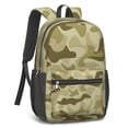 thumbnail image 4 of 17 Inch Lightweight Backpack,PVC Waterproof Oxford Fabric, Ergonomically Designed, with Large Capacity, Camouflage Print, 4 of 5