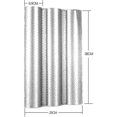 thumbnail image 3 of Sartén para Baguette perforada antiadherente para hornear Pan francés, panes ondulados, molde para hornear, tostadas, panaderos, molde para moldear ondas, 3 of 5