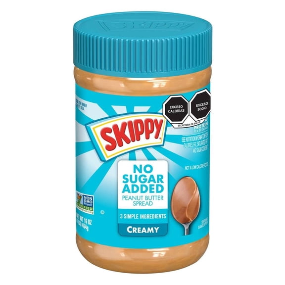 Crema de cacahuate Skippy cremosa sin azúcar 454 g