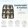 thumbnail image 5 of Balery Cute Bee Gnome Mens Swim Trunks Swim Shorts for Men Quick Dry Inseam Beach Shorts with Compression Liner Pocket-Large, 5 of 9