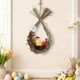 thumbnail image 4 of CaiYueKe Easter Wreath Decorations, Spring Floral Rattan Wreath with Bird Nest and Chicks, Holiday Party Garland for Home Door Wall Decor, Easter Basket Hanging Ornament, 4 of 7