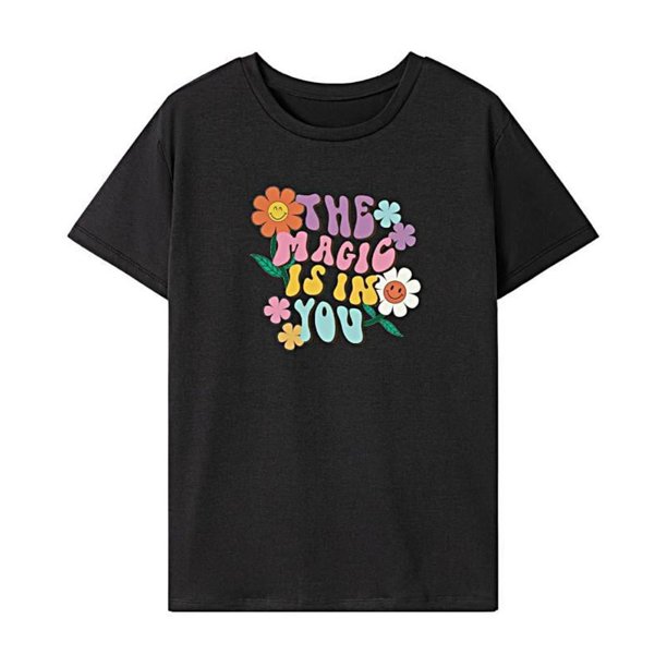 Camiseta Salvador para mujer con cuello redondo básica para vacaciones L