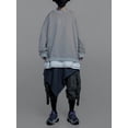thumbnail image 4 of Niepce Inc Cotton Streetwear Kanji Embroidery Crewneck Sweatshirt (Men's), 4 of 8