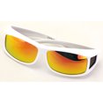 thumbnail image 2 of V.W.E. Polarized Fit Over Sunglasses, White Mirror, 2 of 4