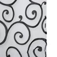 thumbnail image 4 of Cortina de ventana Soledad Cenefas Panel de Escarpada de Puerta negro, 4 of 10