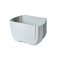 thumbnail image 7 of Mecorevxz Wall-mounted Kitchen Waste Bin Suitable for Cabinet Doors Wall-mounted/Car Storage Basket Foldable and Hanging Kitchen Sorting Trash Can Kitchen Supplies(C), 7 of 7
