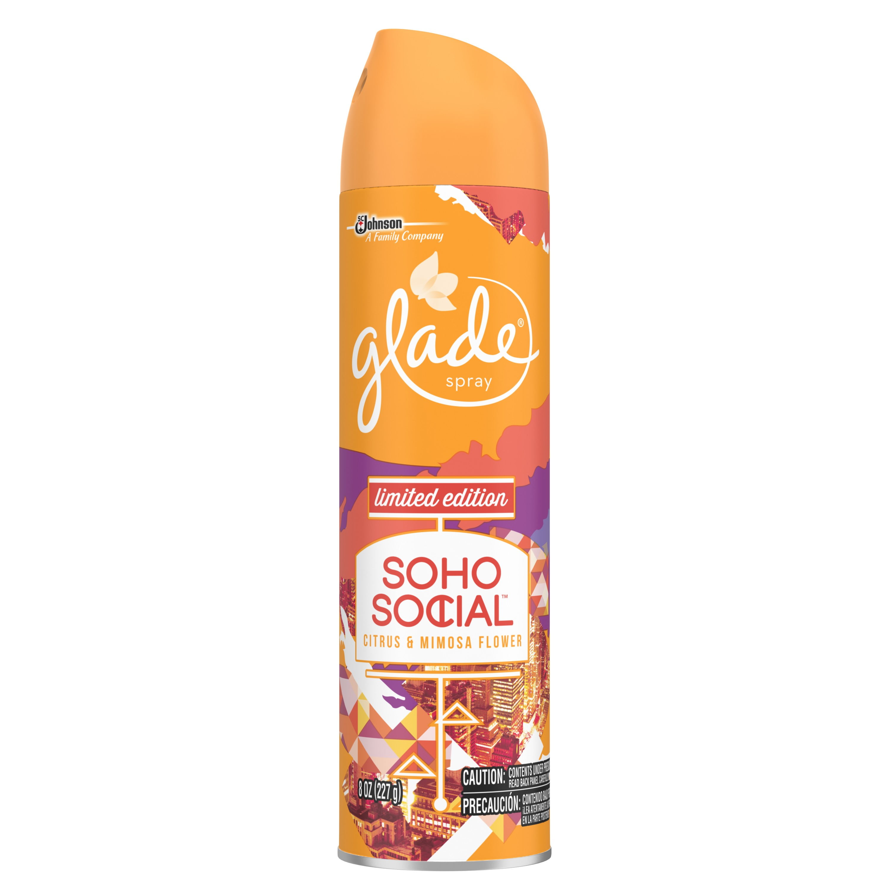 Glade Room Spray Air Freshener, SoHo Social, 8 Oz