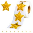 thumbnail image 4 of 500 Pcs 1 Inch Gold Star Stickers For Kids Reward At School Classroom Teachers Supplies Holographic Gold Star Stickers Labels, 4 of 9