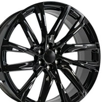 OE Wheels CA90 26 Inch Rims Fit Escalade Style 6x139.7 26x10 Gloss Black - Hollander 4875 (Set of 4)