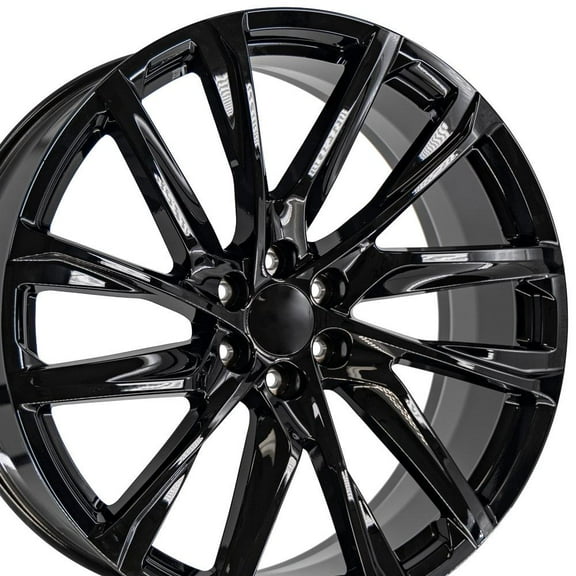 OE Wheels CA90 26 Inch Rim Fits Escalade Style 6x139.7 26x10 Gloss Black - Hollander 4875 (1)