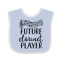 Inktastic Future Clarinet Player Music Boys or Girls Baby Bib