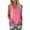 Pink, variant on tank tops with built in bras under $5 Women's Printed Sleeveless Casual V-Neck Tank Top
