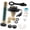 Black, variant on Campers Water Inlet Brass Check Valves Kits, 3/4" Anti-Backflow Adapter with 60PSI Hose for Marine Freshwater Systems