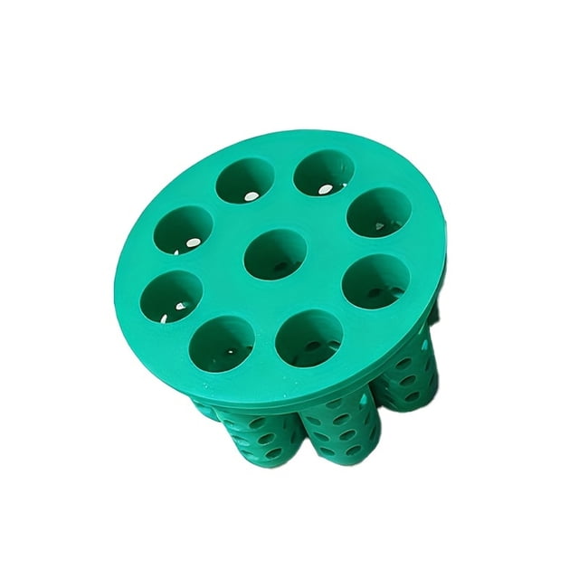 Plastic Planters for Men Women Soilless Porous Scallion Regeneration Planting Box 9-Hole Desktop Home Gardening Planter