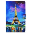 thumbnail image 4 of SaniMore Case for Lenovo Tab M10 10.1 inch 3rd Generation TB-328F, PU Leather Tablet Auto Wake/Sleep Card Holder Anti-slip Strip Kickstand Shockproof TPU Backplane Wallet Case, Paris Tower, 4 of 12