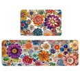 thumbnail image 3 of Carpet Kitchen Mat Set - 2 Piece Winter Floor Decoration for Home Use 2PCS, 3 of 4
