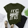 thumbnail image 4 of Raeneomay Oversized T Shirts for Women 2024 Spring and Summer Casual Daily Round Neck Short Sleeve Print Graphic T-Shirt Short Sleeve Round Neck Top/Shirt, 4 of 6