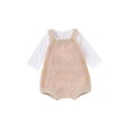 thumbnail image 5 of Qiylii Breathable Baby Knitted Romper, Sun Embroidery Suspender Jumpsuit, 5 of 8