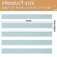 thumbnail image 3 of 5 Rolls Christmas Ribbon 1.5 inch Wide Decorative Ribbon for Gift Wrapping and Holiday Decorations Hand-drawn Waves, 3 of 7
