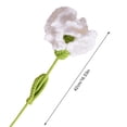 thumbnail image 2 of Clavel de ganchillo, flores de ganchillo hechas a mano, exquisita flor de clavel tejida a mano, acabado estético para decoración del hogar y la Oficina, 2 of 6