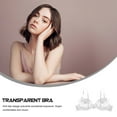 thumbnail image 3 of HOMEMAXS  Clear Strap Bras for Women See Through Padded Backless Strapless Travel Women's, 3 of 8