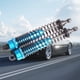 thumbnail image 2 of Amortiguador Aluminio Ajustable 2x 108 Mm para RC Truck Car Blue, 2 of 5