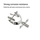 thumbnail image 4 of Kenally Soporte lateral Rowlock, bloqueo de horquilla de remo, accesorios de paletas de bote salvavidas, accesorio de paleta, herrajes marinos Bombillas para automóviles, 4 of 6