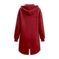 thumbnail image 6 of Girls Fleece Zip Up Hoodie Long Sleeve Outerwear Letter Graphic Print Active Fit Tops Fall Clothes for Teen Girls, 6 of 6