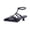 Black, variant on Women's T-Strap Sandals, Pointed Toe Low Heel Dress Shoes, Adjustable Buckle Slingback Heels, Casual Patent Leather Summer Sandals for Office, Evening, Wedding Guest