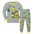 thumbnail image 1 of Hiiyo Ensemble de Pyjama d'Intérieur pour Petits Garçons, T-Shirt à Manches Longues Graphique Mignon et Pantalon, Tenue de Nuit, 1 of 2