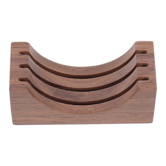 LEORX coffee rack organizer Espresso Filter Holder Coffee Color Wood 1Pcs