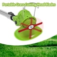 thumbnail image 4 of Lomubue 10 Pcs Grass Trimmer Blades Sharp Spinning Anti-deformed Labor Saving Thick Replacement Plastic Fast Cutting Grass Cutter Blades Strimmer Tools, 4 of 10